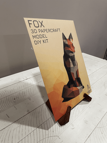 Fox 3D Origami Model PaperCraft Kit