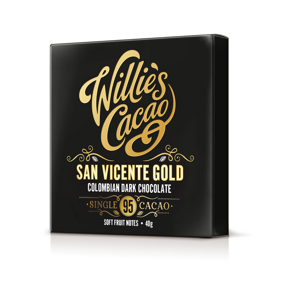 San Vicente 95% Dark Chocolate bar. Soft Fruit Notes. Vegan