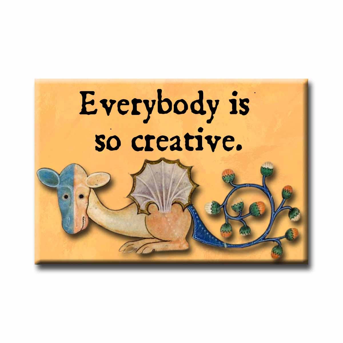 Medieval Marginalia So Creative Refrigerator Magnet