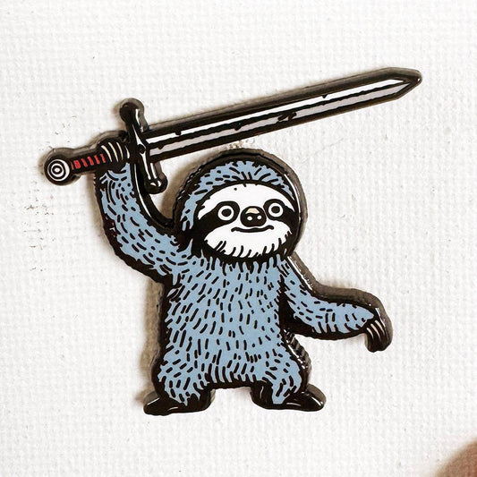 Battle Sloth Pin