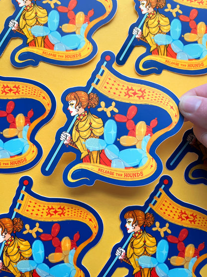 Release the Hounds Waterproof Vinyl Sticker