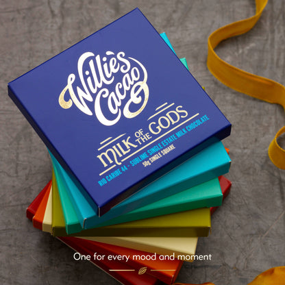 Milk of the Gods. Rio Caribe 44% rich milk chocolate bar