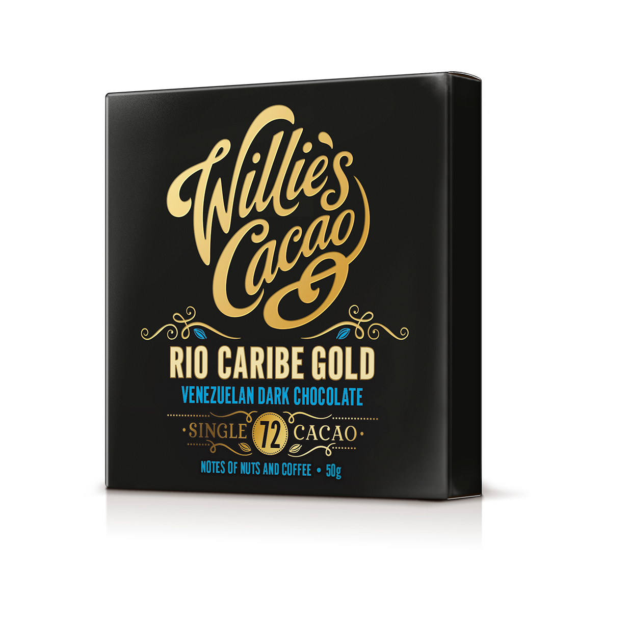 Rio Caribe 72% Dark Chocolate bar. Nutty Coffee Notes. Vegan