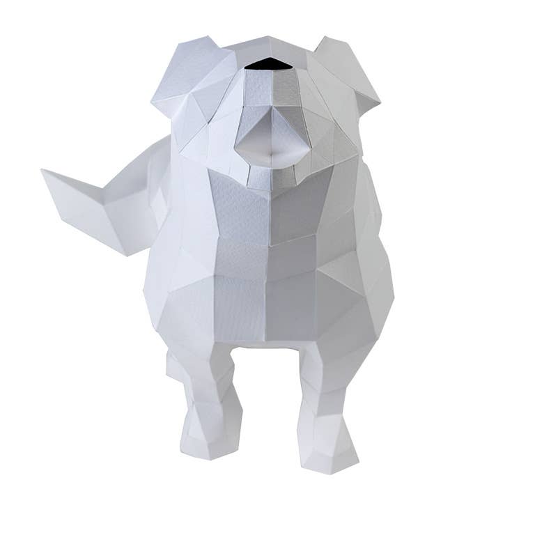 Wolf 3D PaperCraft Origami Model, Paper Lamp
