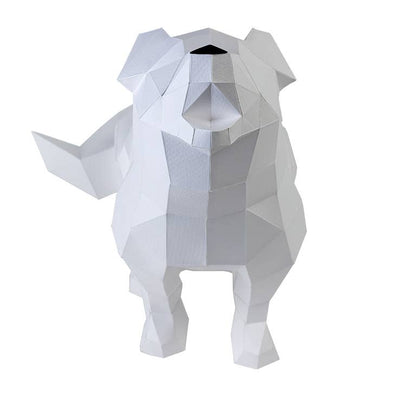 Wolf 3D PaperCraft Origami Model, Paper Lamp