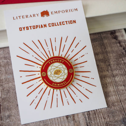 Thought Criminal Dystopian Enamel Pin