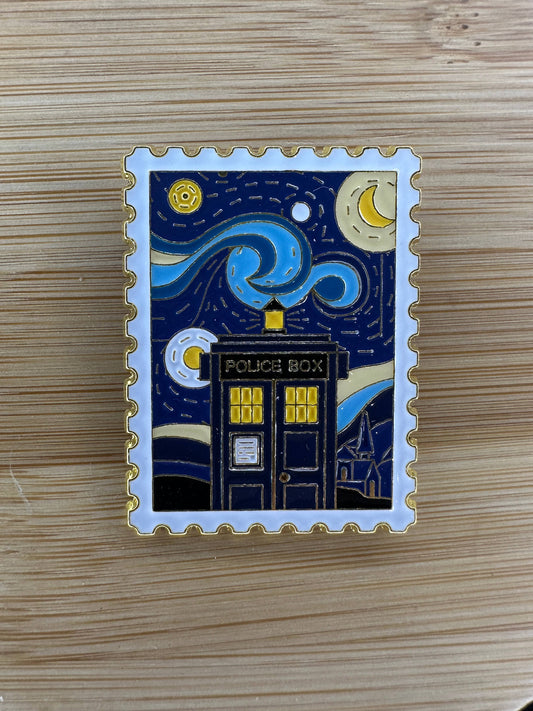TARDIS Enamel Pin Impressionist - Time Machine - Doctor Who