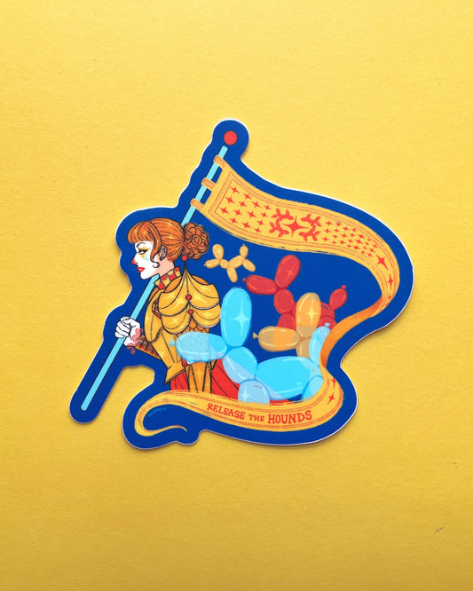 Release the Hounds Waterproof Vinyl Sticker