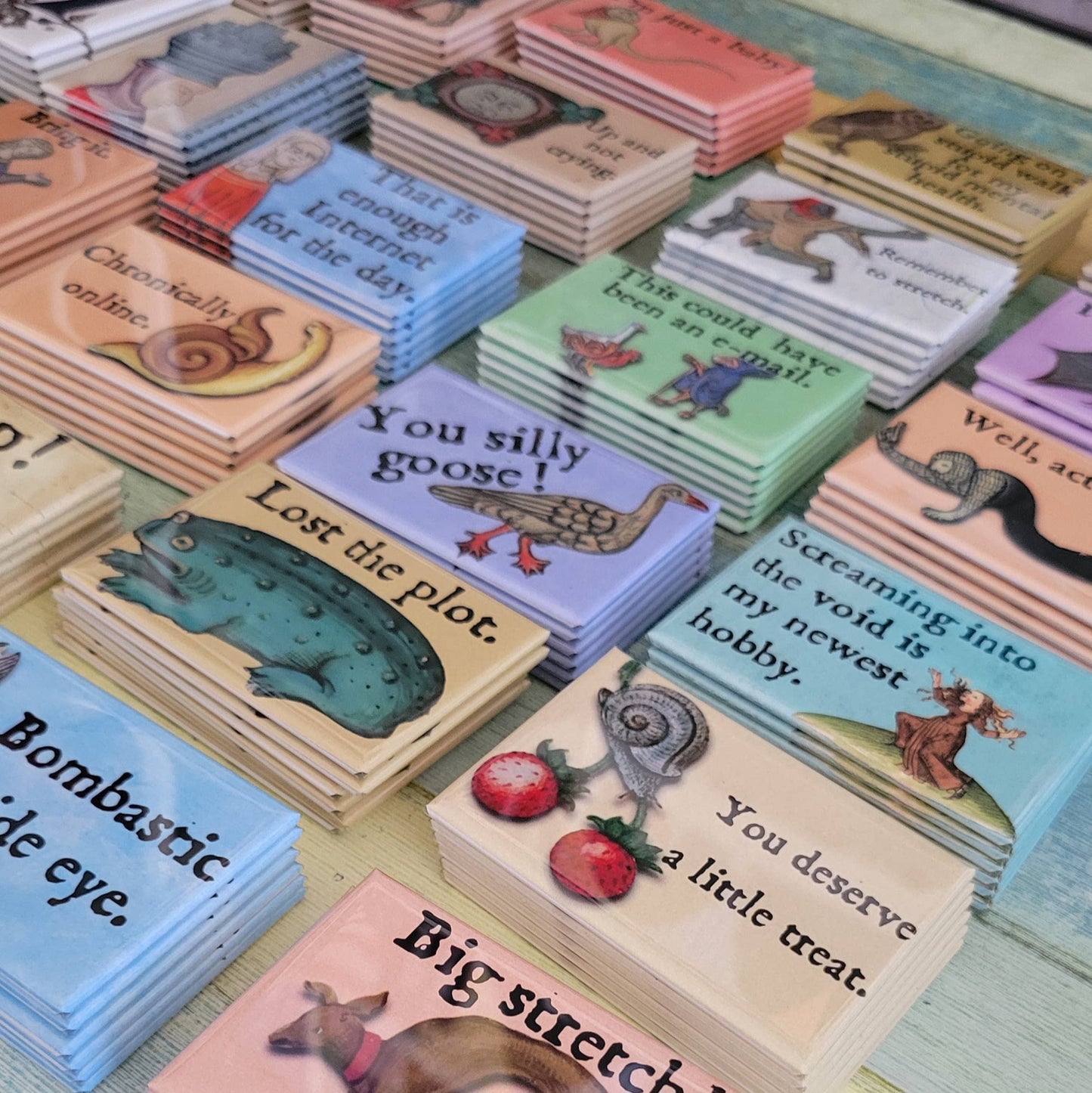 Medieval Marginalia Tense Refrigerator Magnet