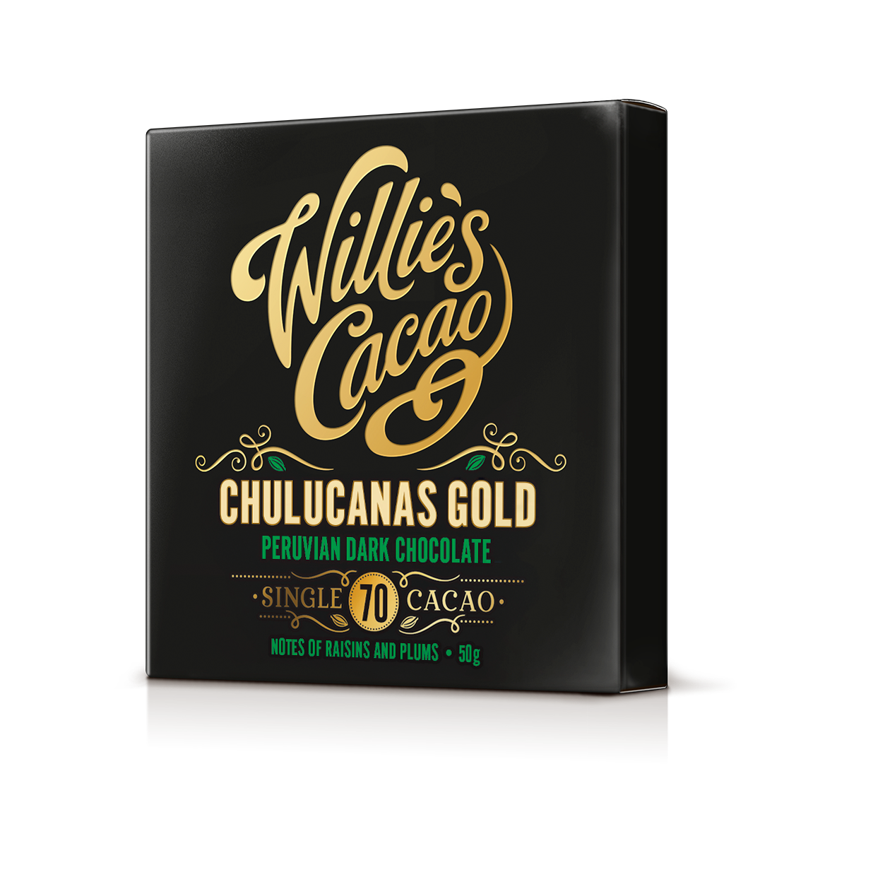 Chulucanas 70% dark chocolate. Raisin notes. Vegan. 50g bar