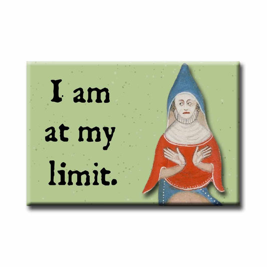 Medieval Marginalia At My Limit Refrigerator Magnet