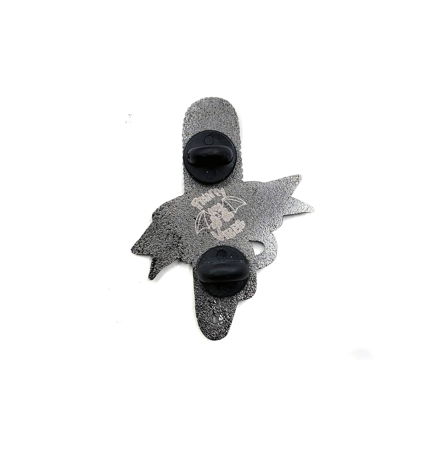Groovy Chainsaw Horror Movie Enamel Lapel Pin