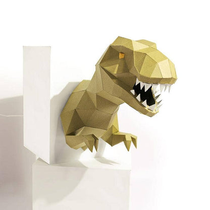 T-Rex 3D PaperCraft Wall Art, PaperCraft Origami Model