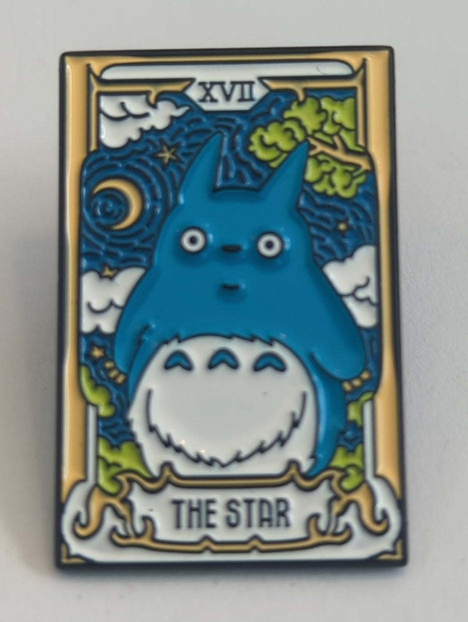 Ghibli Tarot The Star Totoro Enamel Pin