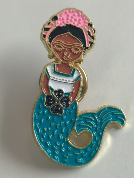Freda Karlo Mermaid Enamel Pin