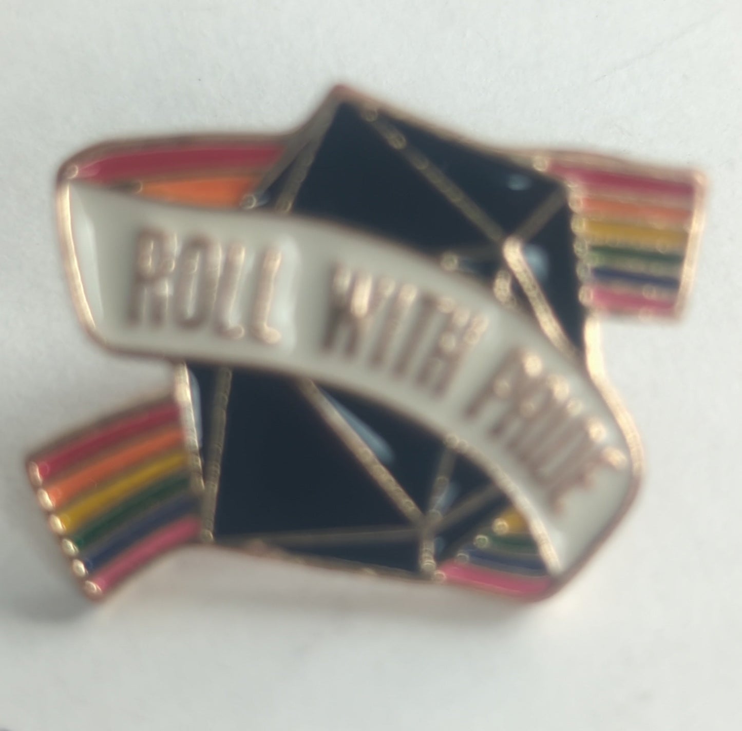 Roll with Pride Enamel Pin