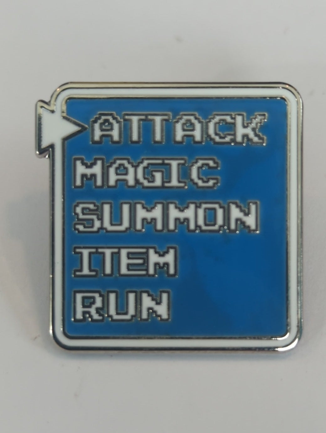 Final Fantasy Menu Enamel Pin