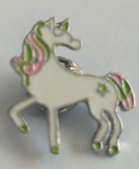 Small Unicorn w' Star Enamel Pin