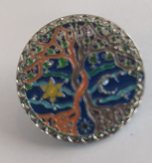 Trees of Valinor LotR Enamel Pin