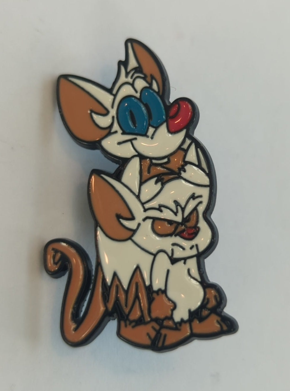 Pinky and the Brain Enamel Pin