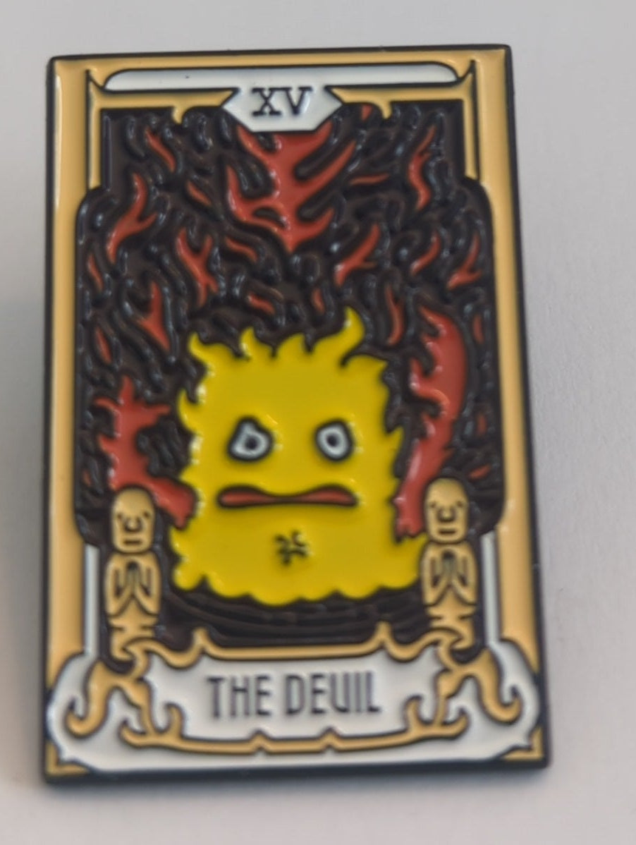 Ghibli Tarot The Devil Calcifier Enamel Pin