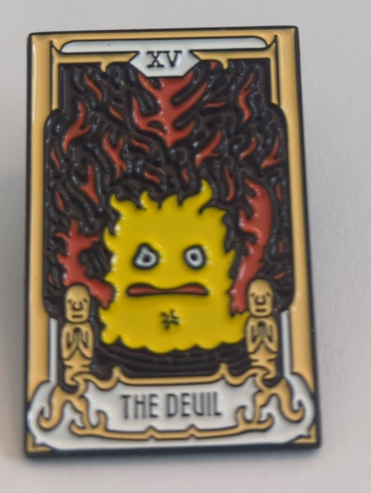 Ghibli Tarot The Devil Calcifier Enamel Pin