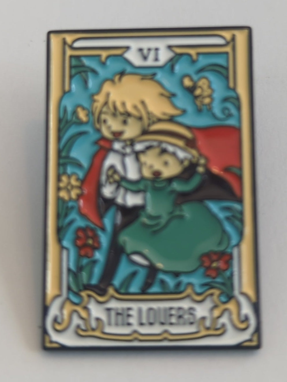 Ghibli Tarot The Lovers Howl Enamel Pin