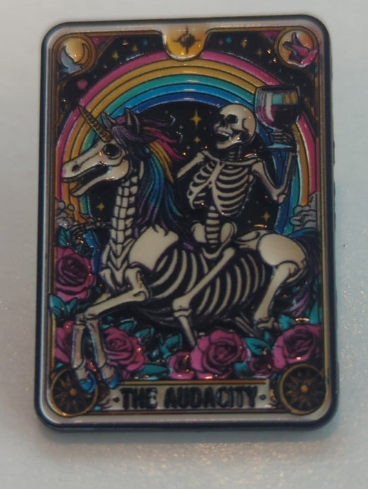 The Audacity Tarot Enamel Pin