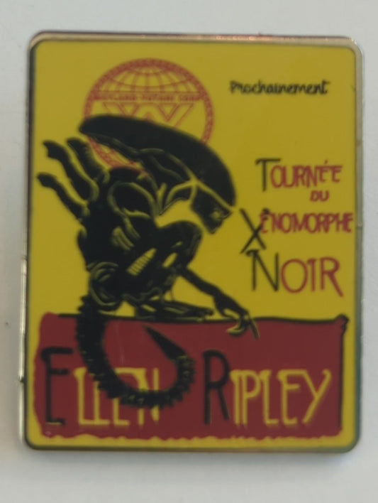 Tournee du Xenomorphe Noir Black Cat Xenomorph Noir Alien Enamel Pin
