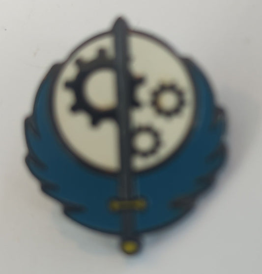 Brotherhood of Steel BoS Fallout Enamel Pin