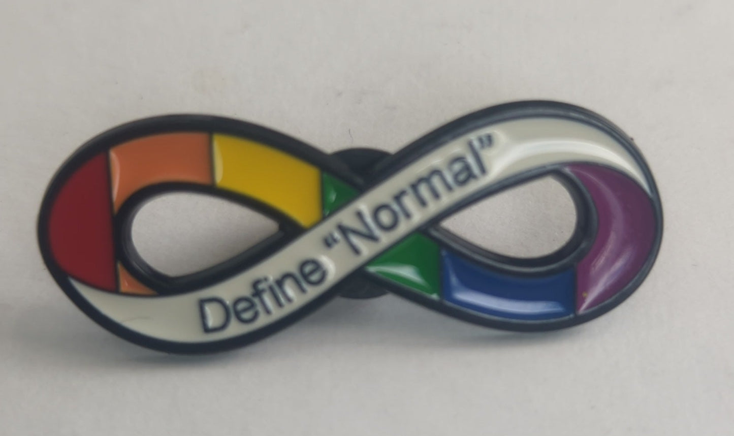 Define Normal Pride Enamel Pin