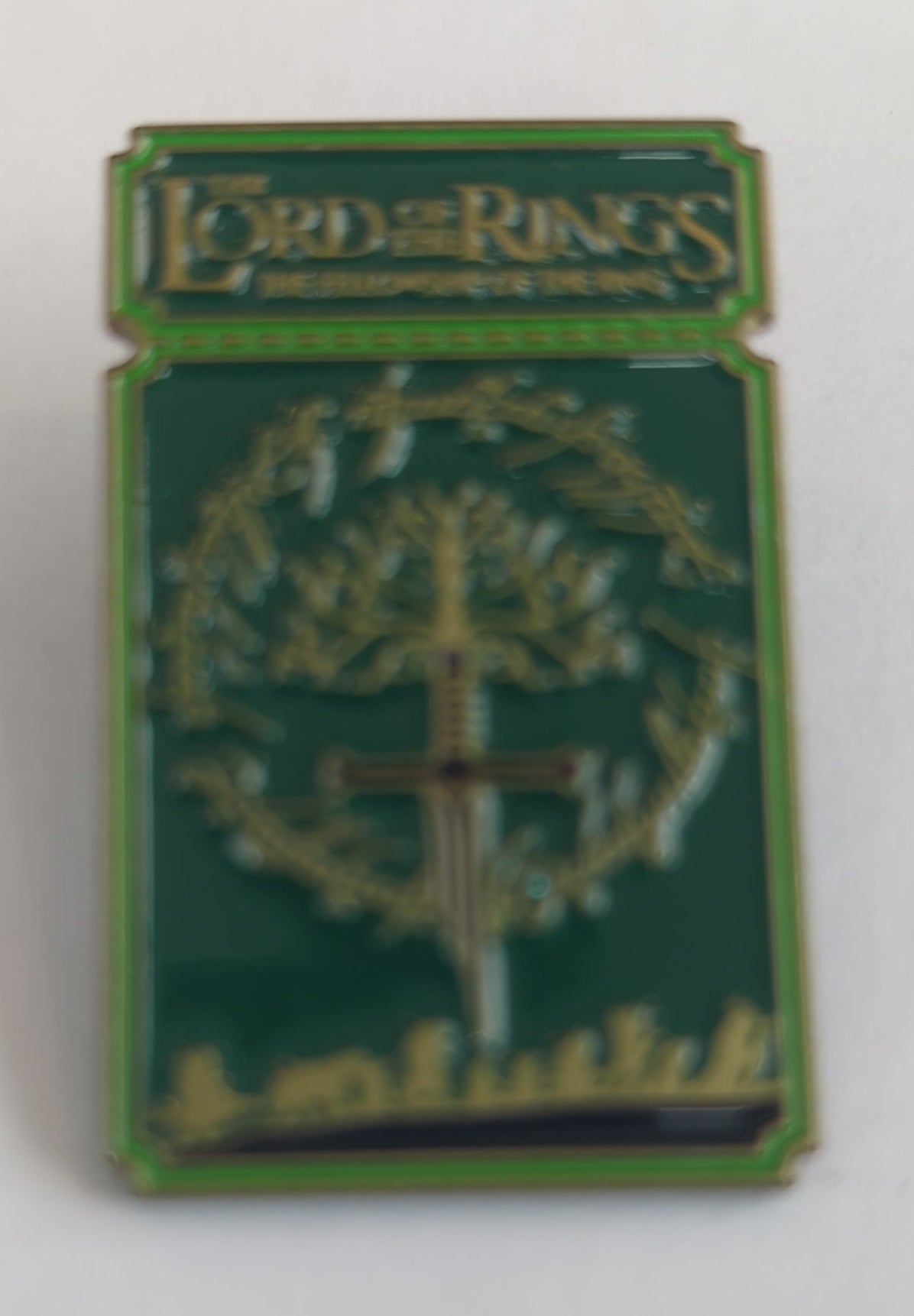 Book Cover LotR Enamel Pin