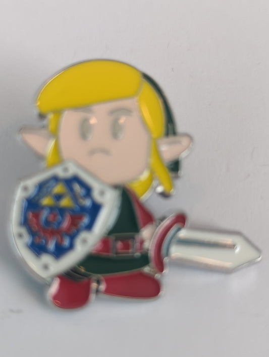 Defiant Link Zelda Enamel Pin