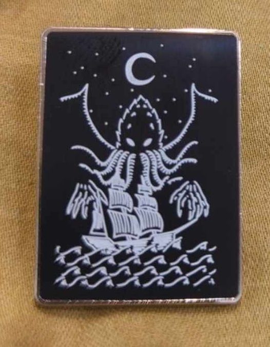Call of Cthulhu Book Cover pin