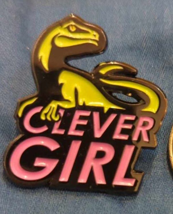 Clever Girl Jurassic Park Enamel pin