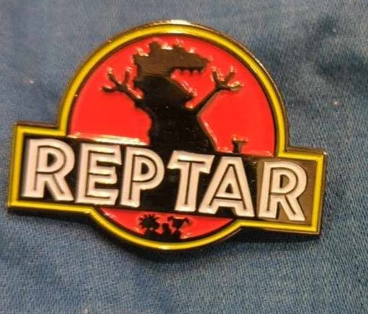 Reptar Jurassic Park/Rugrats Enamel Pin