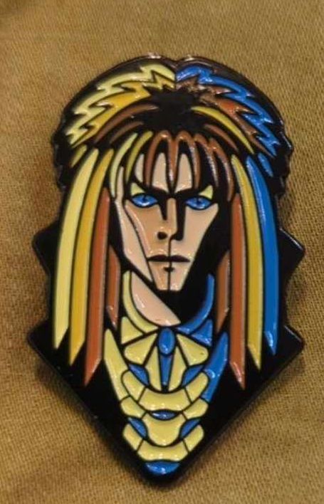 Jareth Stained Glass - Labyrinth pin