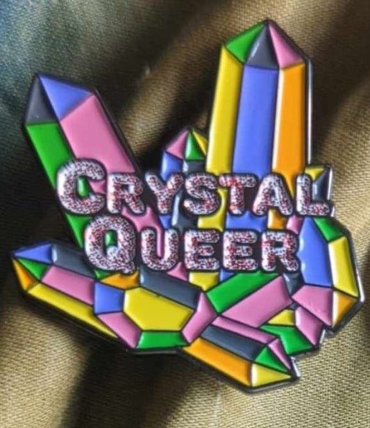 Crystal Queer Pride PIn