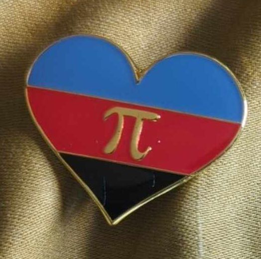 Polyamory Pride Heart Pin